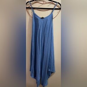 JUST LOVE HANDKERCHIEF MIDI DRESS